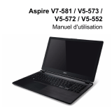 Acer Aspire V7-581G Manuel utilisateur