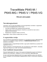 Acer TravelMate P645-MG Guide de démarrage rapide