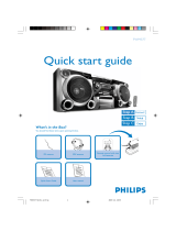 Philips FWM377/12 Guide de démarrage rapide