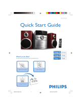 Philips MCM149/98 Guide de démarrage rapide