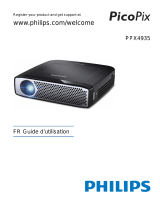 Philips PPX 4935 Picopix Manuel utilisateur
