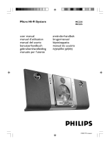 Philips MC230/22 Manuel utilisateur