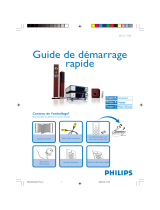 Philips MCD709/12 Guide de démarrage rapide