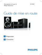 Philips MCI500H/05 Guide de démarrage rapide