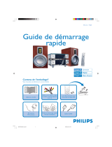 Philips MCD708/12 Guide de démarrage rapide