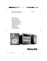 Philips MCM510/22 Manuel utilisateur