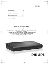 Philips DTR210 Manuel utilisateur