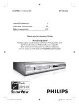 Philips DVDR3305/19 Manuel utilisateur