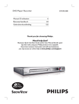 Philips DVDR3380 Manuel utilisateur
