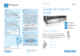 Philips DVDR3432V/12 Guide de démarrage rapide