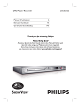 Philips DVDR3400 Manuel utilisateur