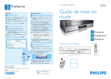 Philips DVDR3512V/12 Guide de démarrage rapide