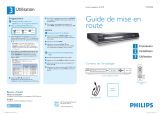 Philips DVDR3480/31 Guide de démarrage rapide