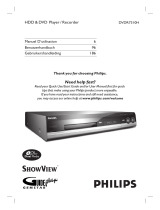 Philips DVDR7310H Manuel utilisateur