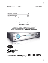 Philips DVDR9000H Manuel utilisateur