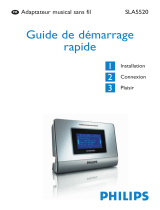 Philips SLA5520/00 Guide de démarrage rapide