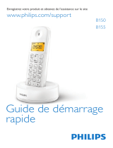 Philips B1502W/FR Guide de démarrage rapide