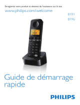 Philips B1912B/FR Une information important