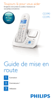 Philips CD3951W/38 Guide de démarrage rapide