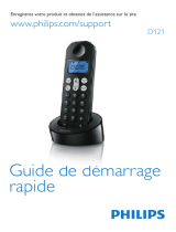 Philips D1211WG/FR Guide de démarrage rapide