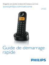 Philips D1201WR/FR Guide de démarrage rapide