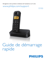 Philips D1503B/FR Guide de démarrage rapide