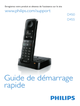 Philips D4502B/FR Guide de démarrage rapide