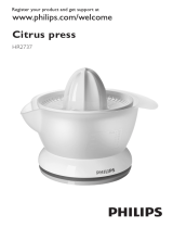 Philips Cirtus Press HR2737 Manuel utilisateur