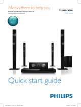 Philips HTB7590D/12 Guide d'installation rapide