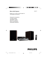 Philips MCM177/12 Manuel utilisateur