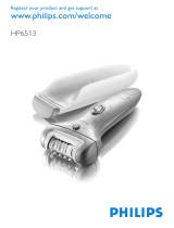 Philips hp6513 00 integrated icepack epilator Manuel utilisateur