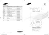 Samsung PS51D450A2W Guide de démarrage rapide