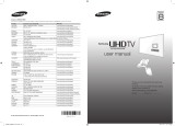 Samsung UE55HU8500L Guide de démarrage rapide