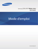Samsung SM-P905 Manuel utilisateur