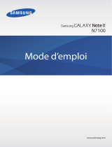 Samsung GALAXY NOTE 2 5.5 POUCES Manuel utilisateur