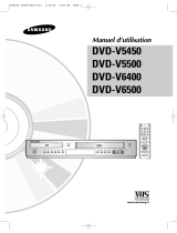 Samsung DVD-V5500 Le manuel du propriétaire