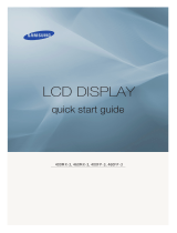 Samsung 400FP-3 Guide de démarrage rapide