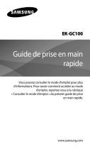 Samsung EK-GC100 Guide de démarrage rapide