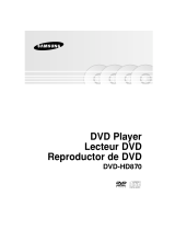 Samsung DVD-HD870 Manuel utilisateur