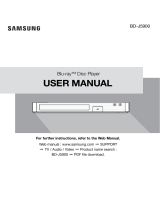 Samsung BD-J5900 Manuel utilisateur