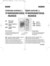 Samsung VP-M2050S Manuel utilisateur