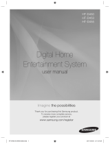 Samsung HT-D450 Manuel utilisateur