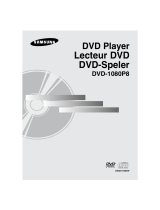 Samsung DVD-1080P8 Manuel utilisateur