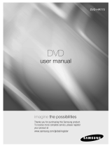 Samsung DVD-HR770 Manuel utilisateur