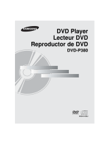 Samsung DVD-P380 Manuel utilisateur