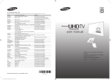 Samsung UE55HU8200L Guide de démarrage rapide