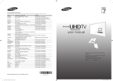 Samsung 85" HU7500 Smart UHD 4K Flat TV 7 Serisi Guide de démarrage rapide