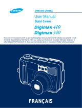Samsung Digimax 340 Manuel utilisateur