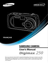 Samsung Digimax 250 Manuel utilisateur