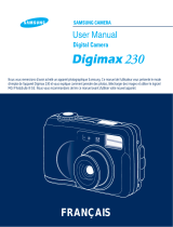 Samsung DIGIMAX 230 Manuel utilisateur